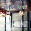 2pcs Dragonfly Diamond Painting Double-sided Crystal Window Suncatcher Craft Set Birthday Gifts Home Garden Decor Hanging Kit
