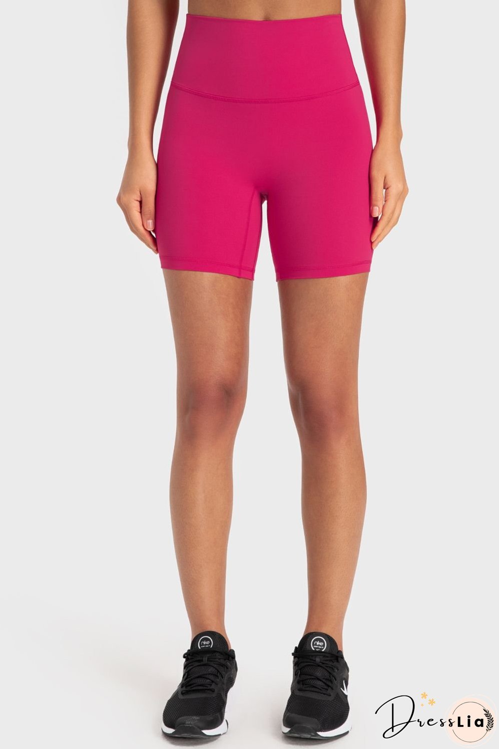 Staying Cozy Wide Waistband Biker Shorts