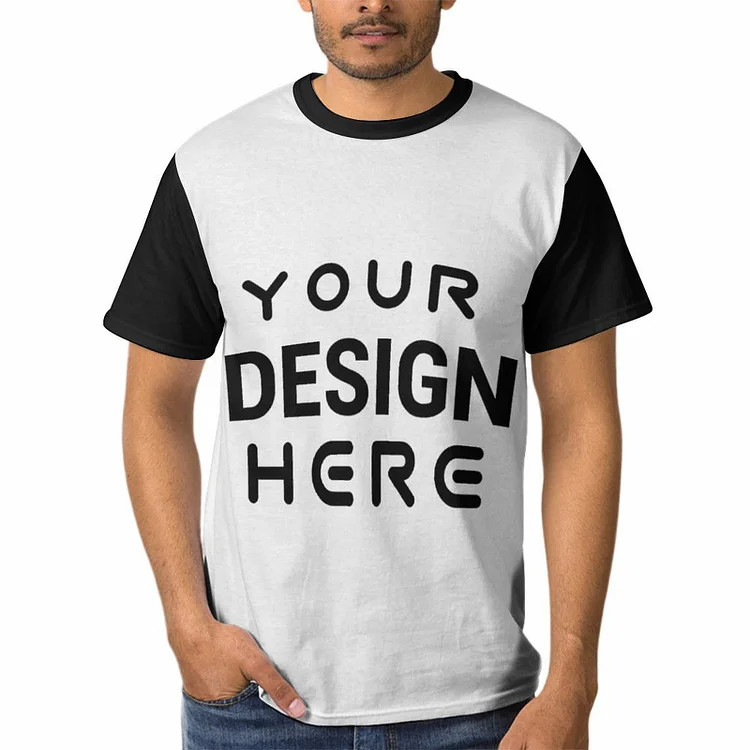 Personalized Design  Men's Short Sleeve T-Shirt  Front