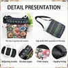 Flower 5D DIY Diamond Painting Shopper Bag 5D Diamond Handmade Crossbody Bag