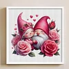 Flower Goblin Couple-11CT Stamped Cross Stitch 45*45cm/17.72*17.72in