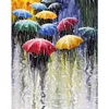 Painting By Numbers - DIY Raining Street(40*50 CM)