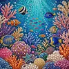 Pearl Full DIY 5D Round Drill Gem Art Diamond Painting Kits 15.75x15.75 in Diamond Dots Paintings Picture Arts Craft Diamond Art Kits for Adults Beginner Home Wall Decor