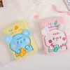 Lovely Cartoon Plush B6 Portable Writing Paper Notebooks Diary Kids Creative Stationery Gift
