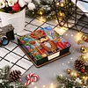 Christmas Nutcracker DIY PU Diamond Painting Note Box 160 Papers Memo Box