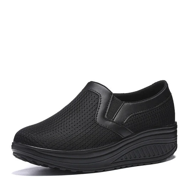 Orthopedic Women Shoes Breathable Slip On Arch Support Non-slip Radinnoo.com