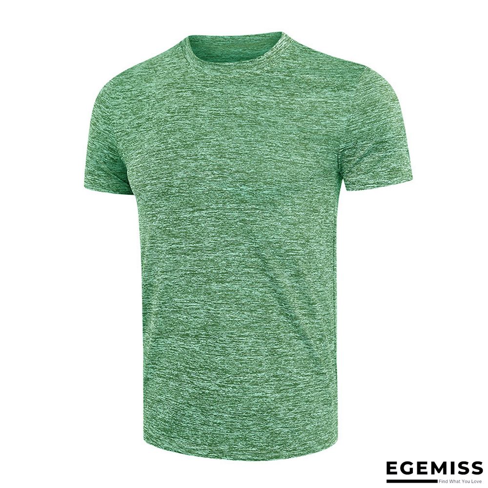 Summer Short-sleeved Men's T-shirt Sport Quick Dry Shirt with Round Neck | EGEMISS