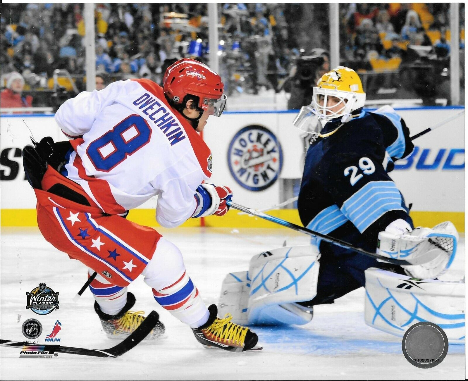 ALEXANDER OVECHKIN & WASHINGTON CAPITALS 2011 WINTER CLASSIC,YOUNG GUNS Photo Poster paintingS