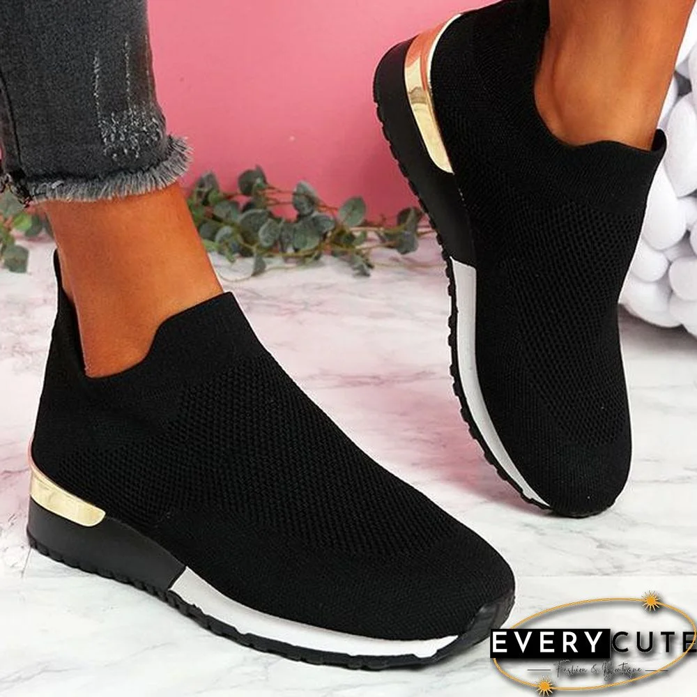 Sneakers Women Vulcanized Shoes Ladies Solid Color Slip-On Sneakers For Female Casual Sport Shoes Fashion Mujer Shoes