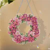 DIY Special Shaped Drills Diamond Painting Flower Wreath Kit