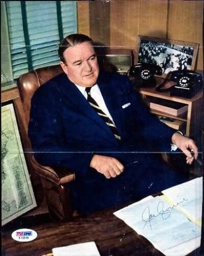 Joe Cronin Signed Psa/dna 8x10 Photo Poster painting Certified Autograph Authentic