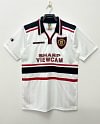 1998/1999 Retro Manchester United Away White Football Shirt 1:1 Thai Quality love fball