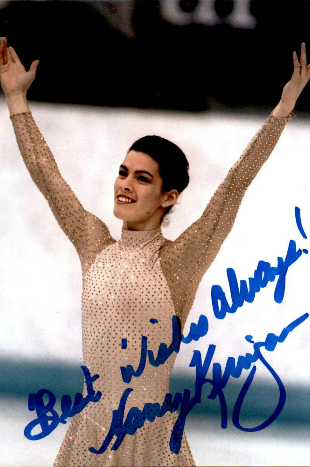 Nancy Kerrigan SIGNED auto 4x6 Photo Poster painting Figure Skating OLYMPIC SILVER MEDALIST #2