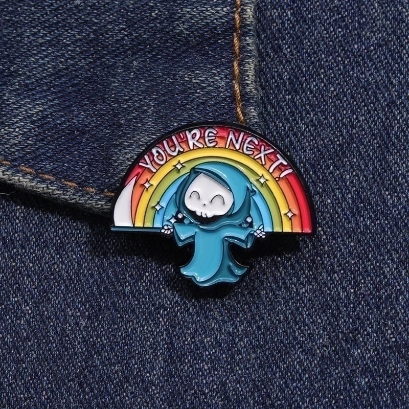 Cartoon Style Original Design Cowboy Style Animal Bear Bat Alloy Stamping Stoving Varnish Plating Kid’S Adults Brooches