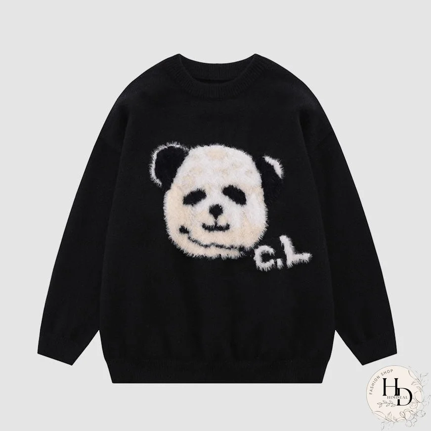 Funny Panda Pattern Sweater