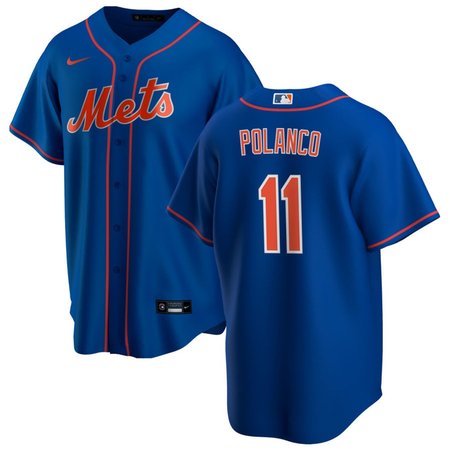 Youth New York Mets Nike #11 Jorge Polanco Royal Home Replica Jersey