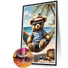 (40*60cm)Bear - Full Round Drill Diamond Painting