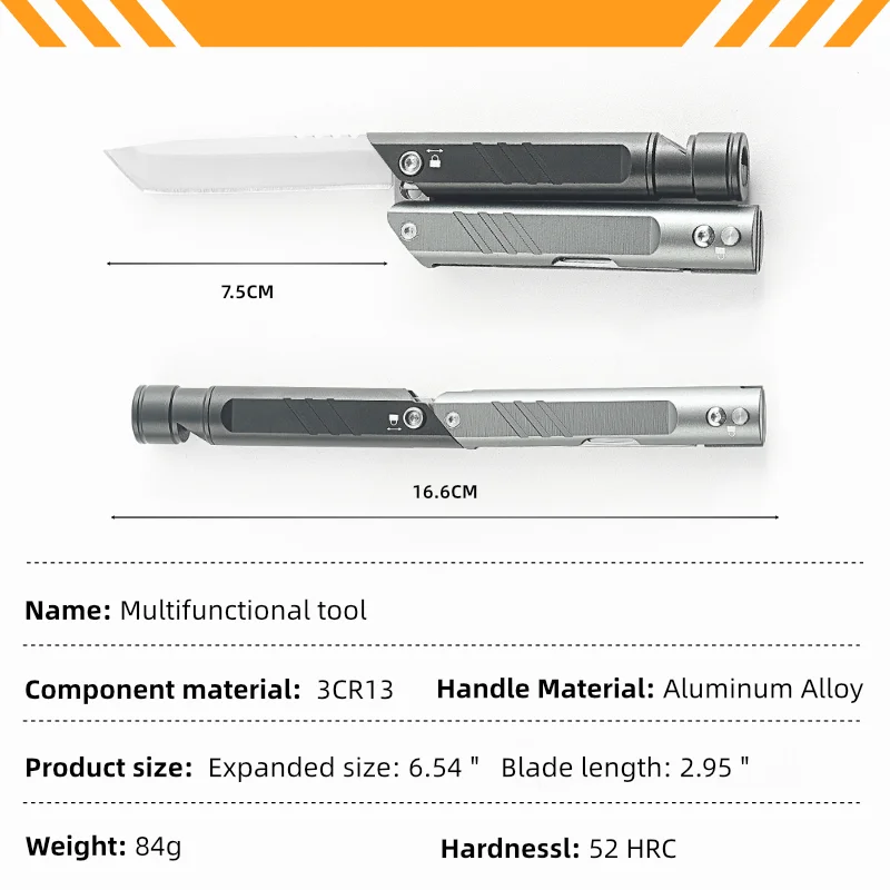 Multi-Functional Outdoor Tools Stainless Steel Camping Folding Pocket Multi-Tool Knife