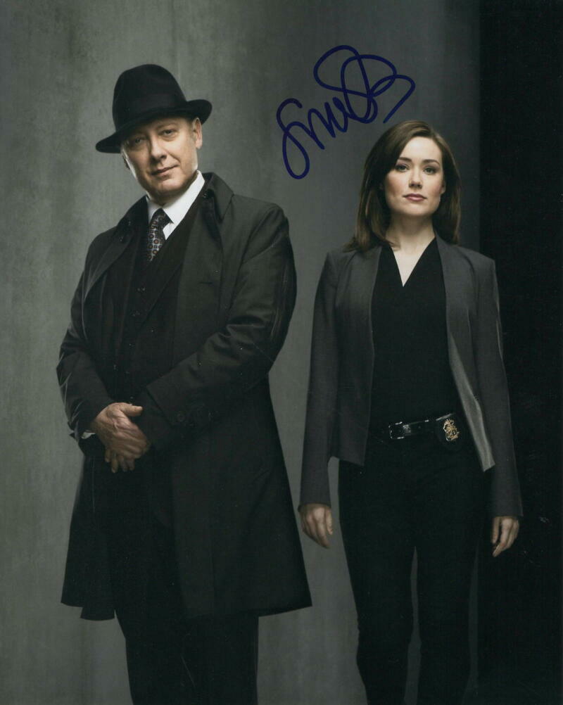 MEGAN BOONE SIGNED AUTOGRAPH 8x10 Photo Poster painting - BLACKLIST BABE W/ JAMES SPADER, RARE!