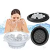 Silicone Face Ice Bath Bowl Folding Cold Plunge Basin Built In Icetray Skin Care