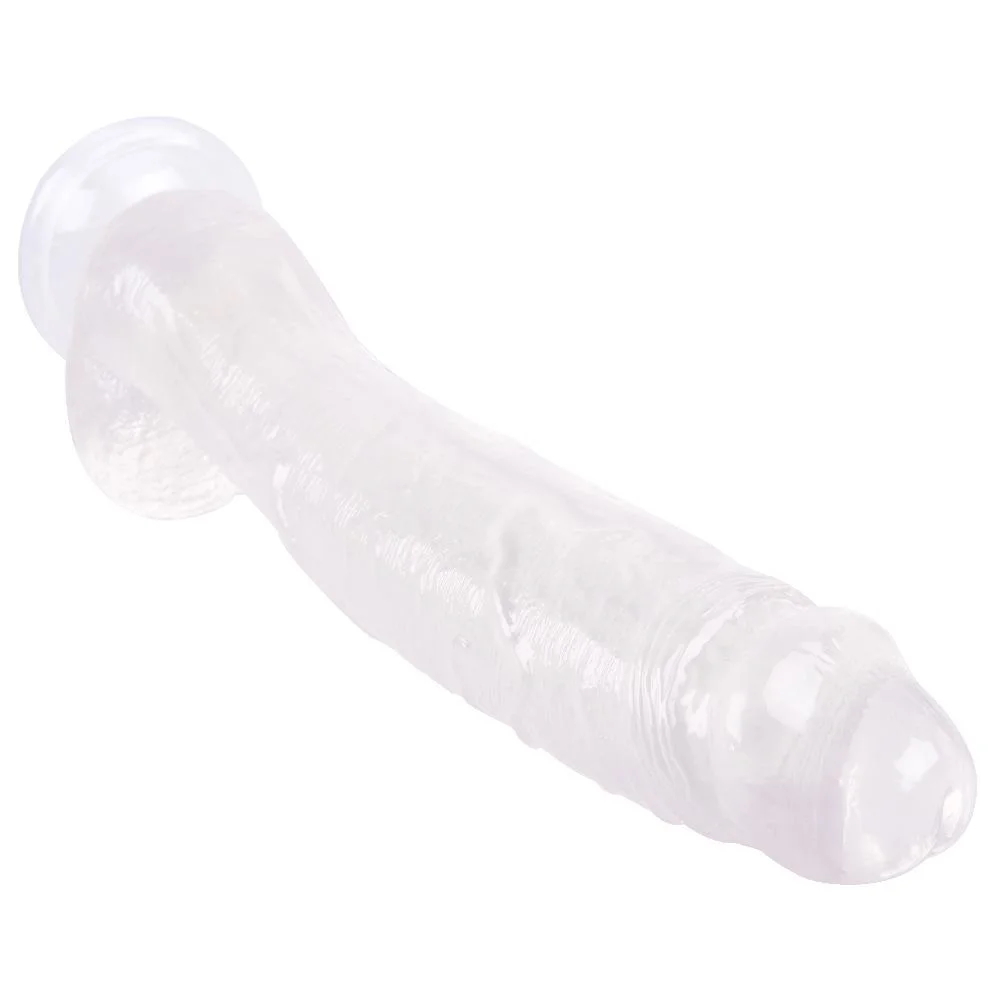 Realistic 12.4 Inches Super Long Dildo With Strong Suction Cup Body-Safe PVC Material Stimulation Dildos Anal Sex Toys