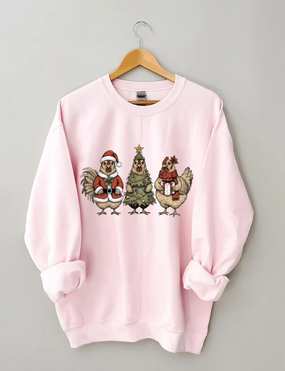 Christmas Chickens Sweatshirt