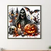Diamond Painting-DIY Full Round Drill Halloween Horror Nights(40*40 CM)