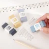 8PCS Morandi Color Art Sketch Student Exam 4B Erasers for Kids School Student Office Painting Studio Classic Stationery
