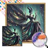 (Ab/Round Drills)Maleficent-Full Diamond Painting 40*40CM