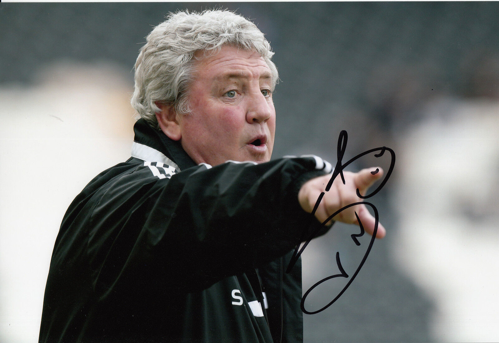 Hull City Hand Signed Steve Bruce 12x8 Photo Poster painting 2.