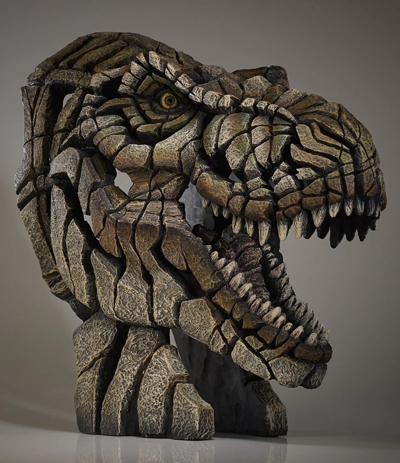 Line animal sculpture-Tyrannosaurus Rex Bust