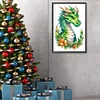 (40*60cm)Dinosaur on a Garland -  Full Round Drill Diamond Painting
