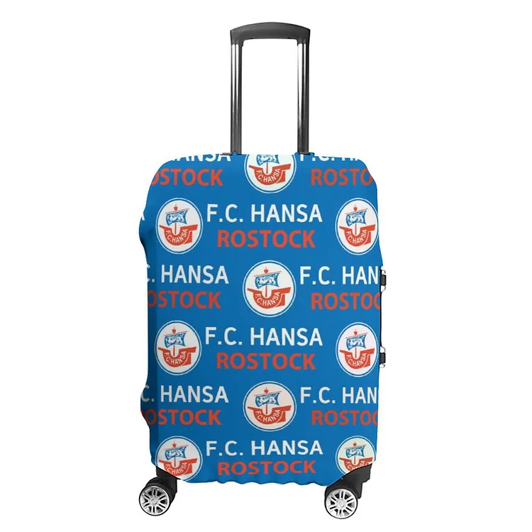 F.C. Hansa Rostock Gepäckschutz Elastisches Design Staubdicht Und Anti-Kratz-Gepäckhülle