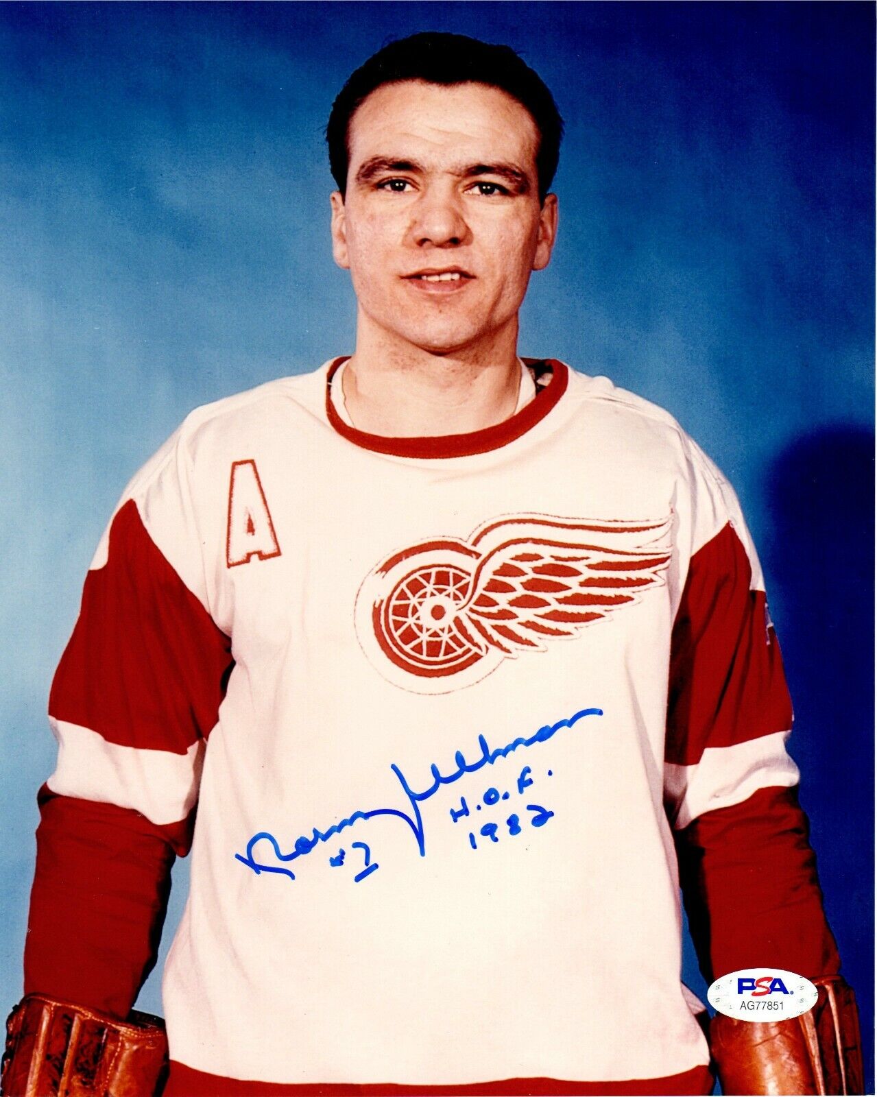 Norm Ullman autographed signed inscribed 8x10 Photo Poster painting NHL Detroit Red Wings PSA