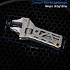 Titanium Alloy Mini Multi-Function Wrench, Adjustable Wrench With Hexagonal Head, EDC Keychain Screwdriver