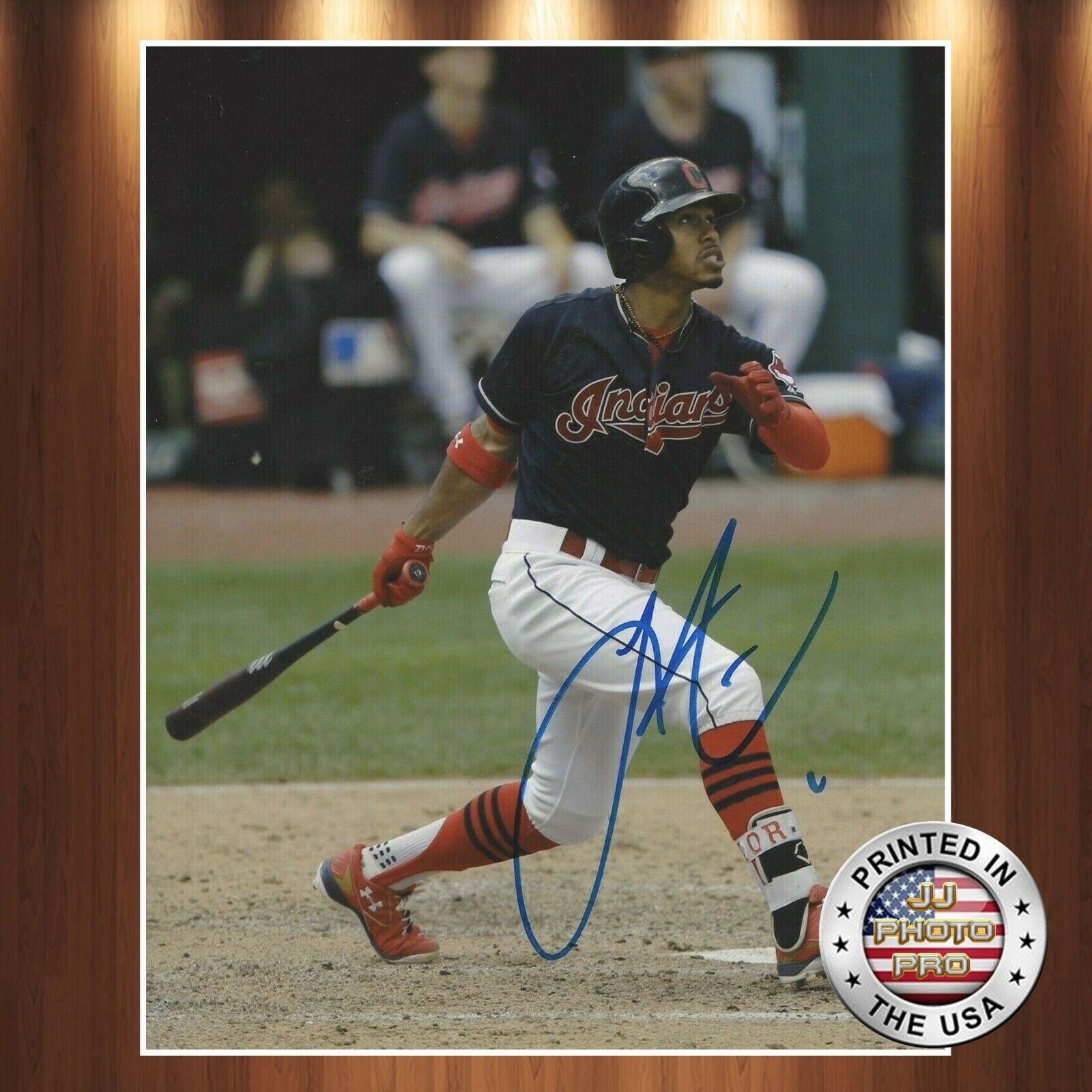 Francisco Lindor Autographed Signed 8x10 Photo Poster painting (Indians) REPRINT