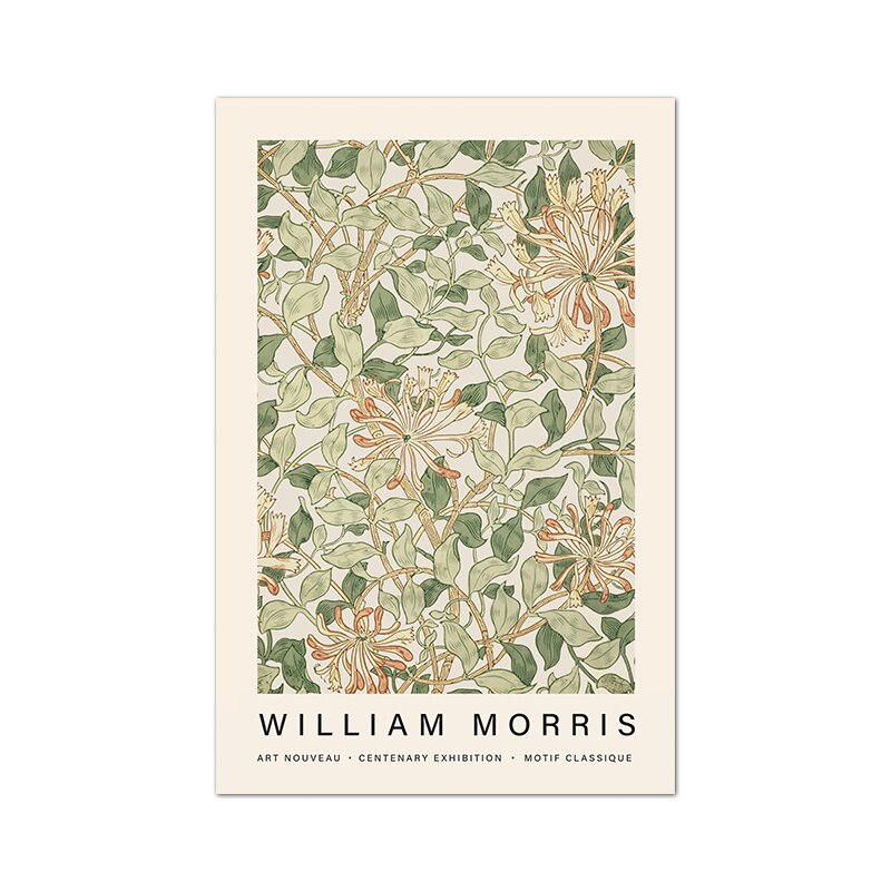 William Morris Museum Exhibition Print Art Canvas Poster For Living Room Decor Home Wall Picture