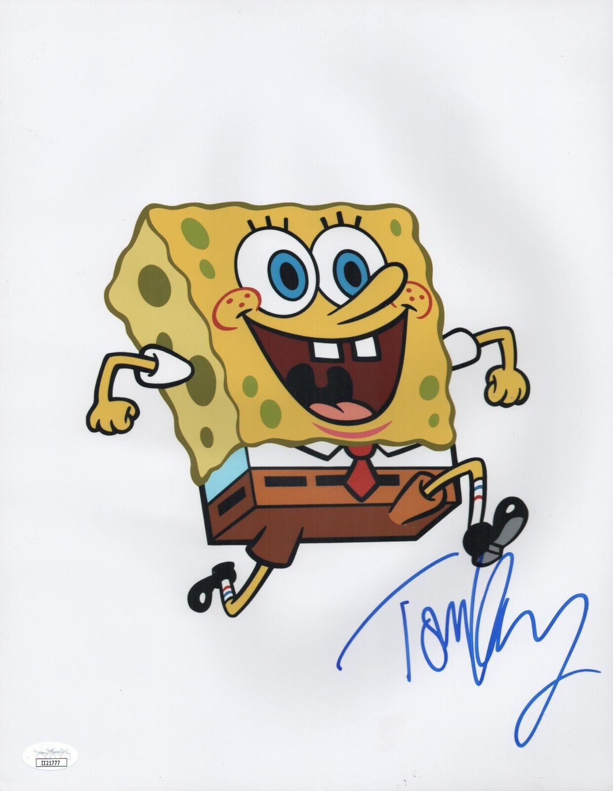 TOM KENNY Spongebob Squarepants 11x14 Photo Poster painting IN PERSON Autograph JSA COA Cert