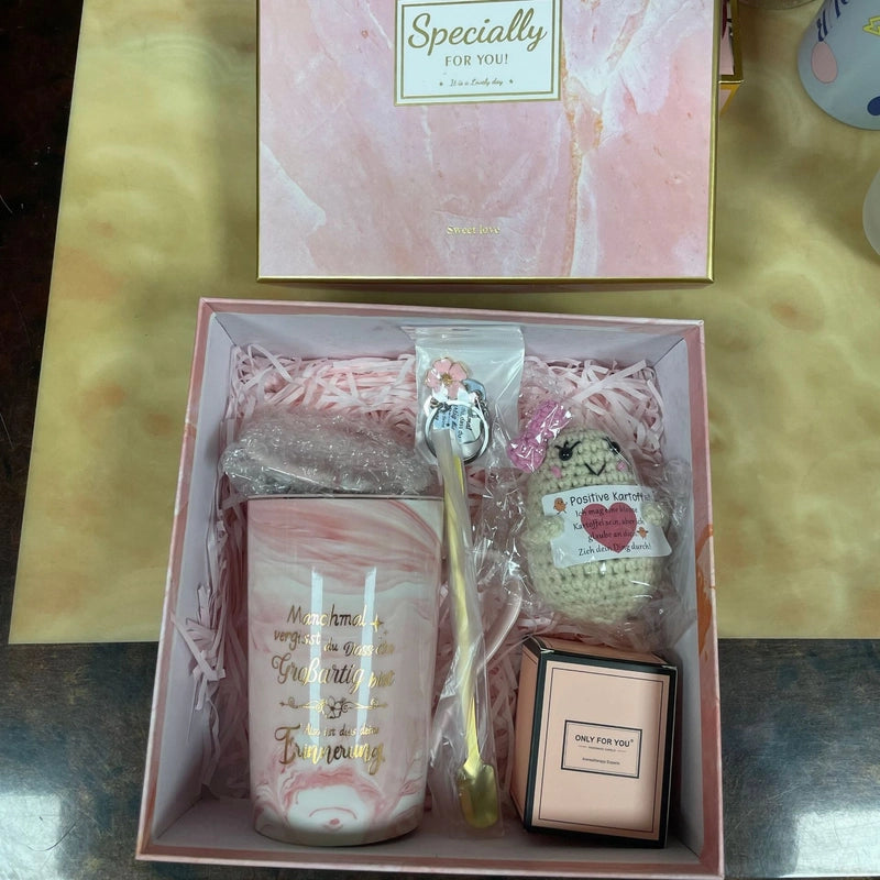 Cute Letter Ceramics Mug 1 Set