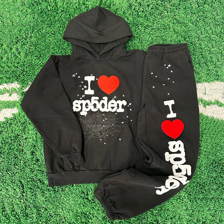I Love sp5der パーカー 🚨MENLO PARK MALL🚨 SP5DER I LOVE SPIDER HOODIE BLACK• Size