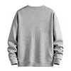 Men's Crew Neck Long-sleeved Sweatshirt, Casual Wear, Solid Color Pullover, Men's Tops for Spring, Autumn and Winter.