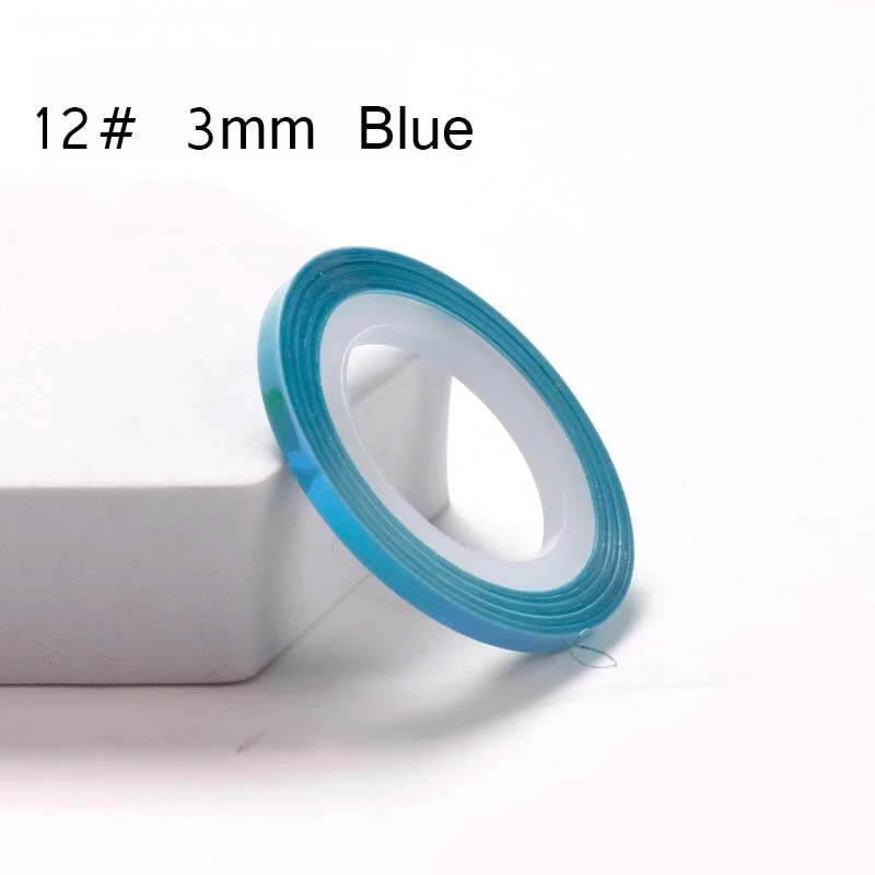 Nude Color Silver Nail Striping Tape Line 1mm 2mm 3mm Sticker Pink Yellow Shiny Stickers DIY Decors Tool Nail Art Decoration-Nail Inspo