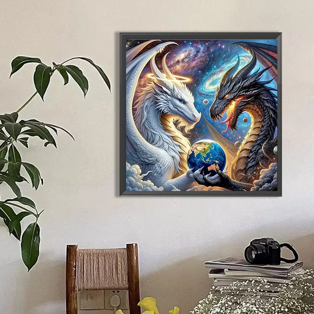 Diamond Painting - Full Round Drill - Dragon(Canvas|40*40cm)