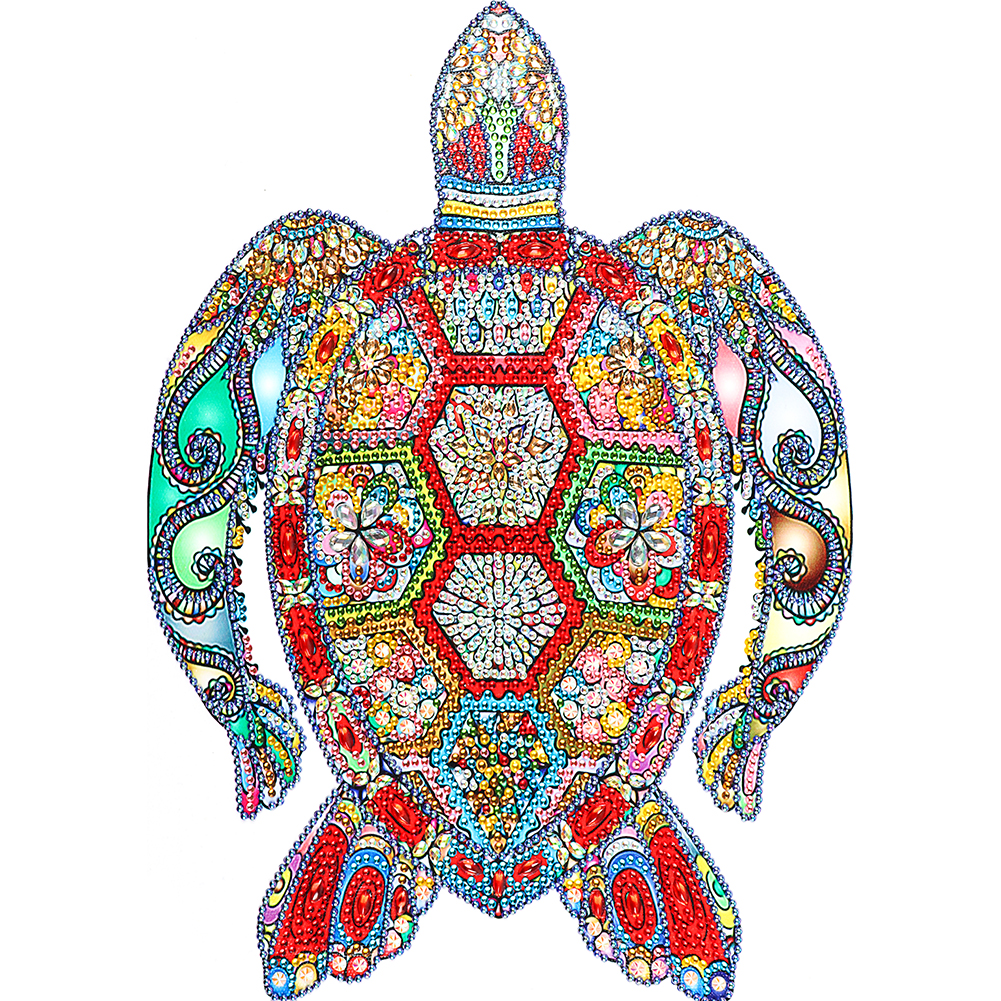 

30*40CM - Special Shaped Diamond Painting - Tortoise, 501 Original