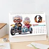 2026 Grandma DIY Diamond Painting Paper Desk Calendar for Home Living Room