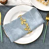 Golden Leaf Wedding Event Catering Napkin Ring
