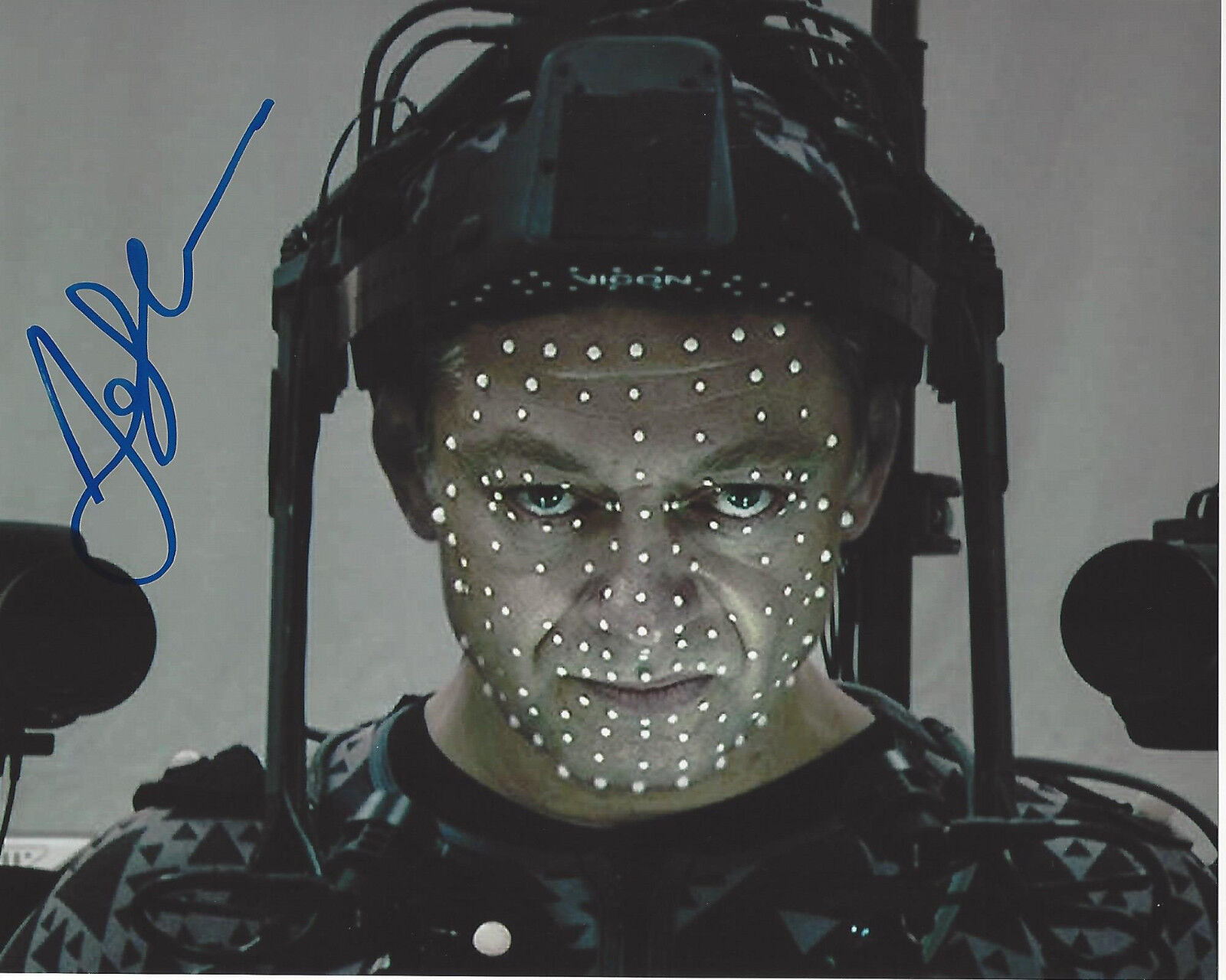 ANDY SERKIS MOTION CAPTURE ACTOR SIGNED AUTHENTIC 8X10 Photo Poster painting B w/COA PROOF