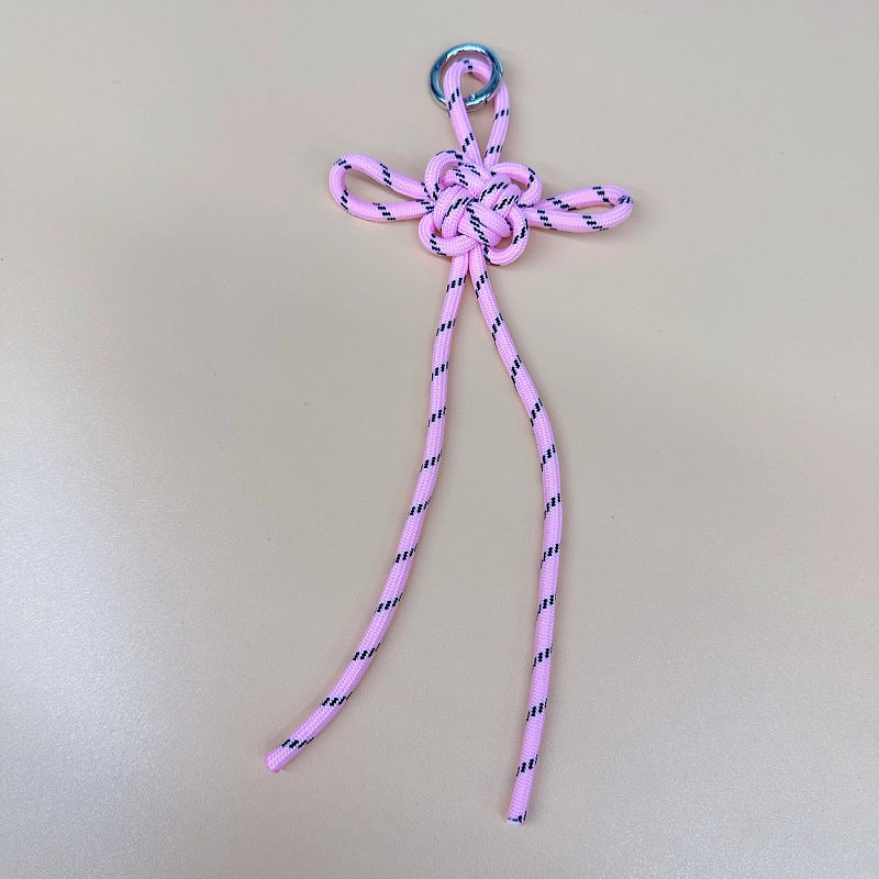 Miu Series Chinese Knot Bag Pendant Lanyard Pendant Hand-Woven Pendant Mobile Phone Lanyard Keychain Ornament Gifts Gift