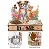Bol en bois pour chien - 5d bricolage d&eacute;coration artisanale