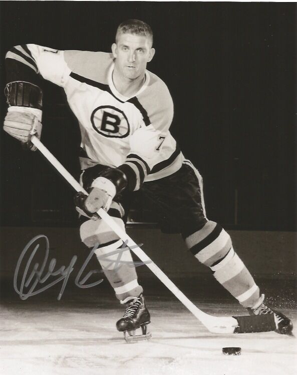 Boston Bruins Orland Kurtenbach Signed Autographed 8x10 Photo Poster painting COA D